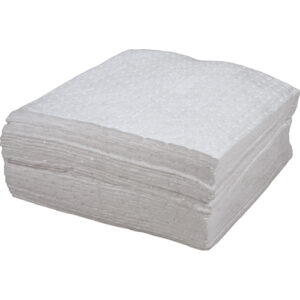 Bonded Sorbent Pads, Oil Only, 15" x 18", 30 gal. Absorbancy - SEJ934