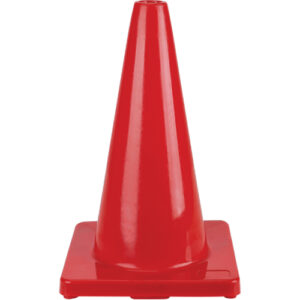 Coloured Traffic Cone, 18", Red - SEK283