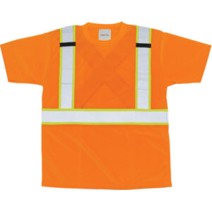 CSA Compliant T-Shirt, Polyester, 2X-Large, Orange - SEL246