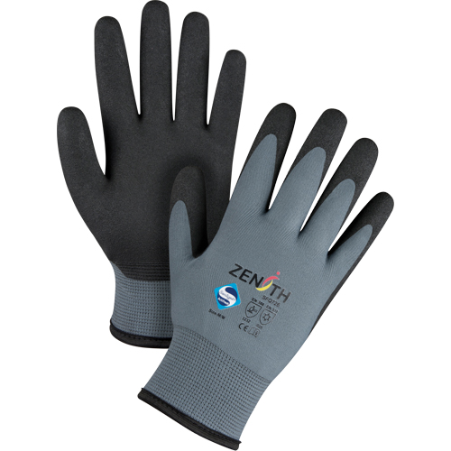 ZX-30° Premium Coated Gloves, Medium/8, PVC Coating, 15 Gauge, Nylon Shell – SFQ726