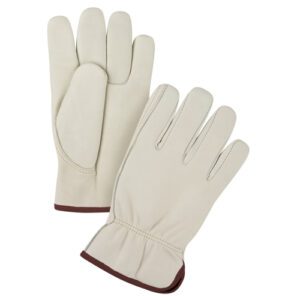 Premium Driver's Gloves, Large, Grain Cowhide Palm - SFV193