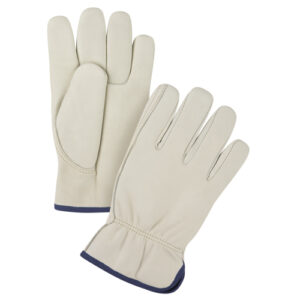 Premium Winter-Lined Driver's Gloves, X-Large, Grain Cowhide Palm, Fleece Inner Lining - SFV198
