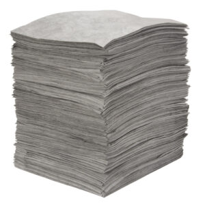 Meltblown Sorbent Pads, Universal, 15" x 18", 30 gal. Absorbancy - SGC491