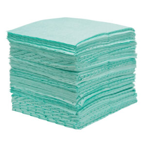 Bonded Sorbent Pads, Hazmat, 15" x 18", 30 gal. Absorbancy - SGC512