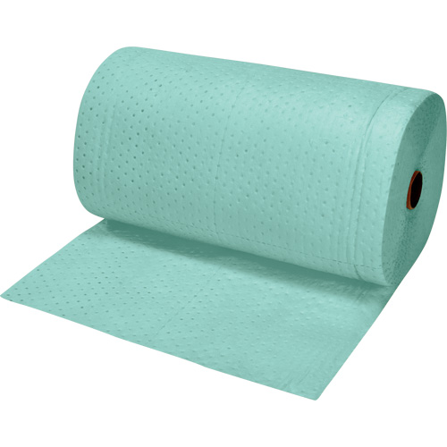 Bonded Sorbent Rolls, Heavyweight, 150' L x 30" W, 50 gal. Absorbancy - SGC513