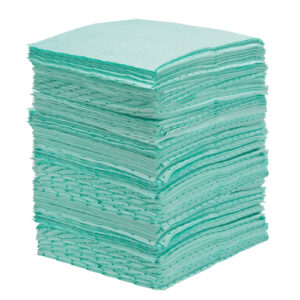 Bonded Sorbent Pads, Hazmat, 15" x 18", 30 gal. Absorbancy - SGC514