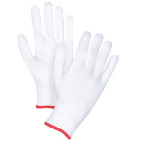 Seamless String Knit Gloves, Polyester, Non-Coated, 10 Gauge, Small - SGD514