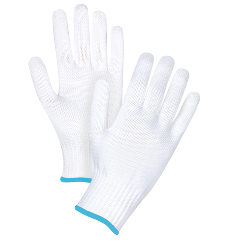 Seamless String Knit Gloves, Polyester, Non-Coated, 10 Gauge, X-Large - SGD515