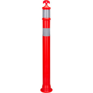 Hi-Visibility T-Top Delineator Post, 42" H, Orange - SGJ238