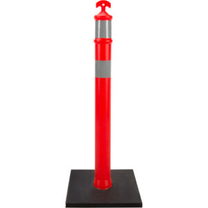 High-Visibility Delineator Post, 42" H, Orange - SGJ240