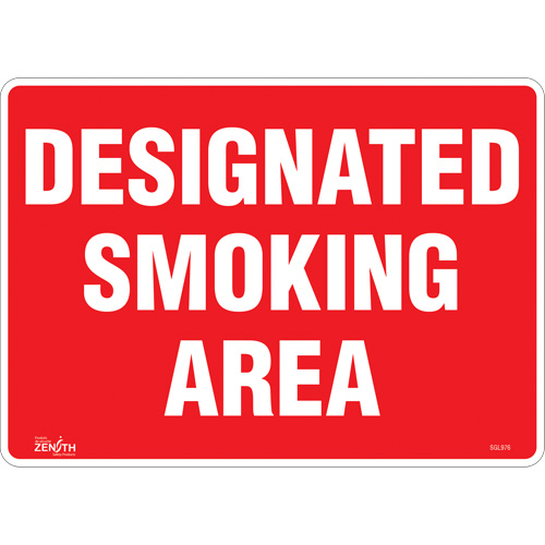 SGL976 “Designated Smoking Area” Sign Distribution and Beyond Corp.