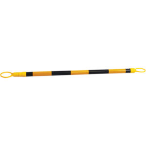 Retractable Cone Bar, 7'2" Extended Length, Yellow/Black - SGS309