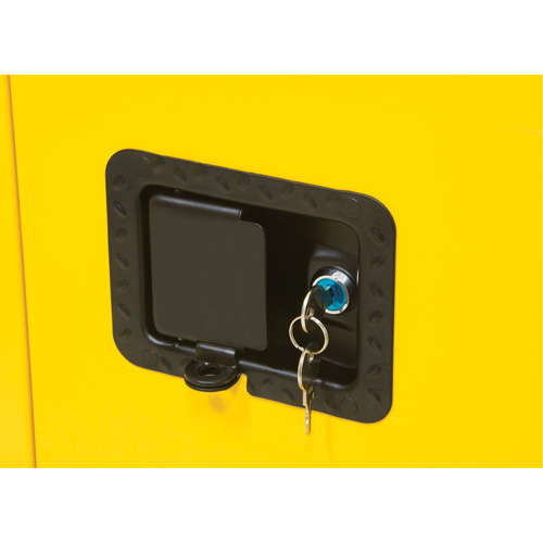Flammable Storage Cabinet, Self-Closing, 2 Door, 34" W x 34" H x 65" D - SGU467 - Image 4