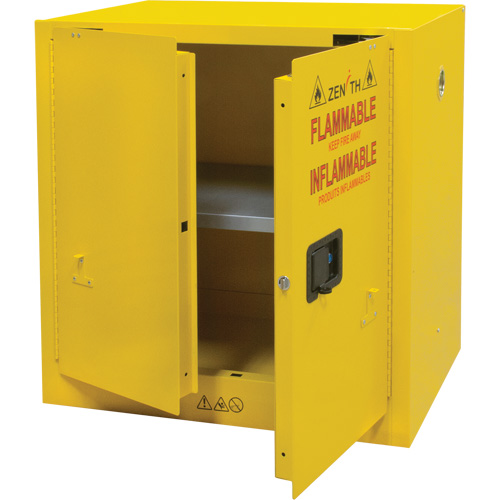 Flammable Storage Cabinet, Self-Closing, 2 Door, 35" W x 22" H x 35" D - SGU464 - Image 2