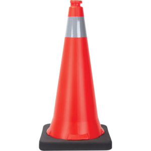 Traffic Cone, 28", Orange, 4" Reflective Collar(s) - #SGU800