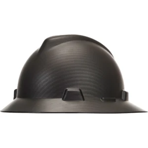 Hard Hat V-Gard® Hydro Dip Full Brim, Ratchet Suspension, Black - #SGV494