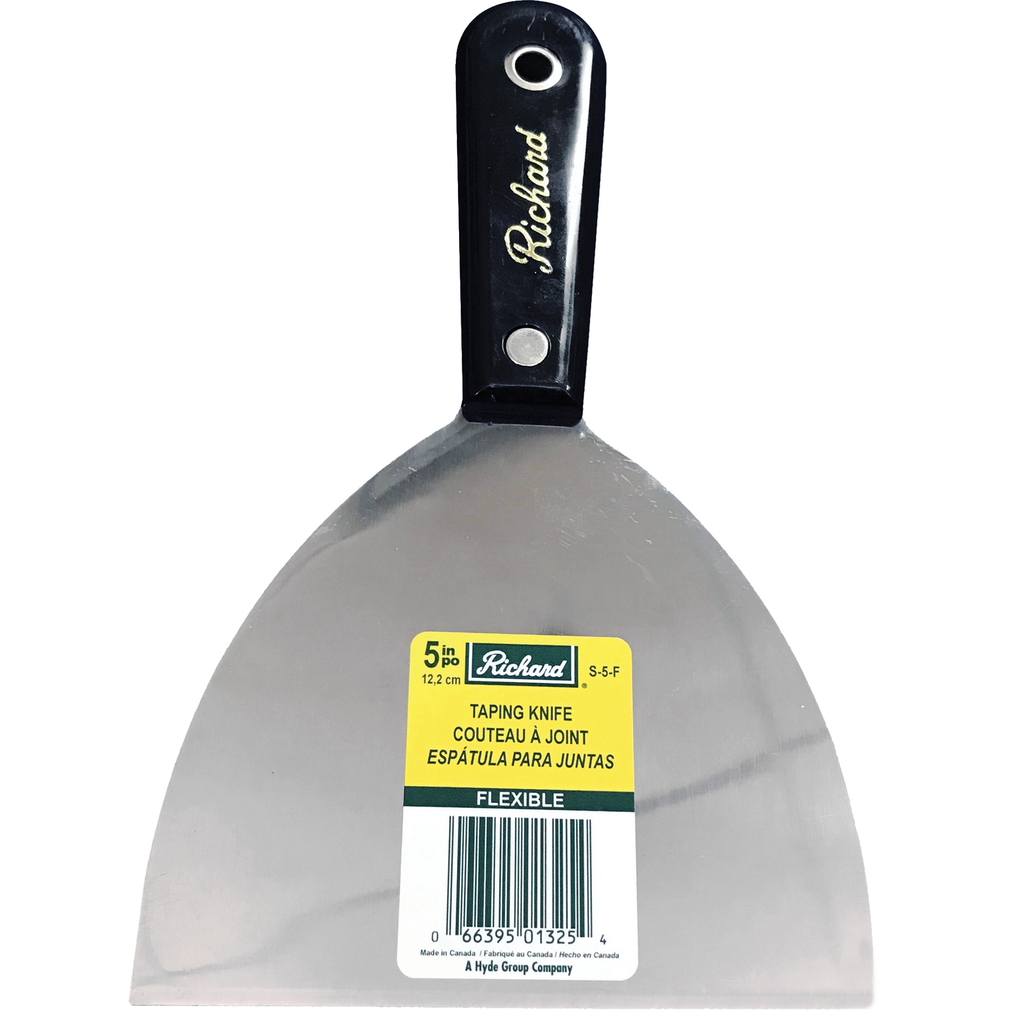 Putty Knife 5" Pro Series Flexible High-Carbon Steel Blade #TK908