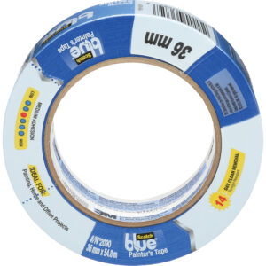 Tape 3M ScotchBlue™ Original Painters Tape, 36 mm (1.2/5") x 55 m (180'), Blue - UAE332
