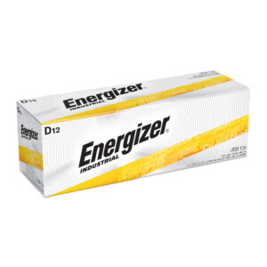 Batteries D Energizer Alkaline Industrial, 1.5 V (12/box) - #XB875